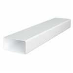 Воздуховод прямоугольный Era 511ВП1, 55х110 мм, 1 м, пластик, белый