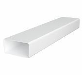 Воздуховод прямоугольный Era 511ВП1, 55х110 мм, 1 м, пластик, белый