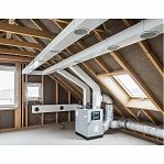 Воздуховод прямоугольный Era 612ВП1,5, 60х120 мм, 1.5 м, ПВХ, негибкий