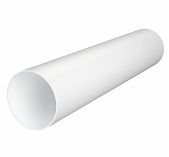 Воздуховод круглый Era 10ВП1, d-100 мм, пластик, белый, длина 1 м