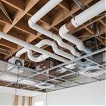 Воздуховод круглый Era 10ВП1, d-100 мм, пластик, белый, длина 1 м