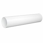 Воздуховод круглый Era 10ВП1, d-100 мм, пластик, белый, длина 1 м