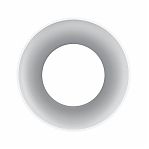 Воздуховод круглый Era 10ВП1, d-100 мм, пластик, белый, длина 1 м