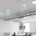 Анемостат приточно-вытяжной Era 12,5АПВП, с фланцем, d 125 мм, пластик