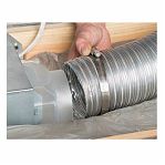 Воздуховод гибкий гофрированный Era 20ВА, 3 м, 0.1 мм, диаметр 200 мм, алюминий