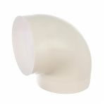 Колено круглое Era 16ККП, диаметр 160 мм, пластик, для воздуховодов, 45 гр.