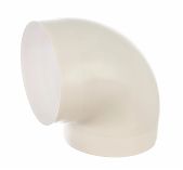 Колено круглое Era 16ККП, диаметр 160 мм, пластик, для воздуховодов, 45 гр.