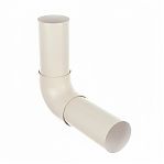 Колено круглое Era 16ККП, диаметр 160 мм, пластик, для воздуховодов, 45 гр.