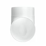 Колено круглое Era 16ККП, диаметр 160 мм, пластик, для воздуховодов, 45 гр.