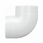 Колено круглое Era 16ККП, диаметр 160 мм, пластик, для воздуховодов, 45 гр.