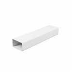 Воздуховод прямоугольный Era 620ВП1, 1 м, 60х204 мм, белый, пластик