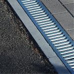 Канал водоотводный мелкосидящий Н60, пластиковый, гидравлическое сечение 100 мм, 60х145х1000 мм, без решетки, черный