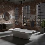 Ванна акриловая Niagara Atrio NG-A15070, 420х700х1500 мм, объем 167 л, белая