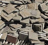 Плитка серо-зеленая с заколом 100-100-20 мм