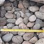 Камень серая галька речная 60-80 мм