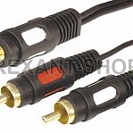 Шнур 3.5 Stereo Plug - 2RCA Plug 3М (GOLD) REXANT 17-4234