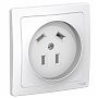 Розетка силовая  Schneider Electric BLANCA 3P+N BLNSR003241 с заземлением, встраиваемая, белая