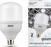 Лампа Gauss Elementary T100 Е27 32w 4000K 