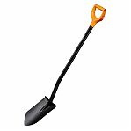 Лопата штыковая Fiskars Solid 1066716, стальная, с металлическим черенком