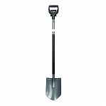 Лопата штыковая Plantic Terra Pro 11002-02 облегченная, легированная сталь, 121 см