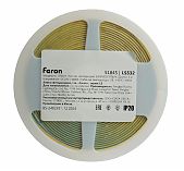 Лента светодиодная Feron LS532, 51845, 10 Вт/м, 24В, IP20, 4000K, 5 метров