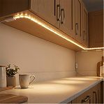 Лента светодиодная General GLS-COB-528, G502904, 528LED, 14 Вт, 24В, теплый белый, в упаковке 5 метров