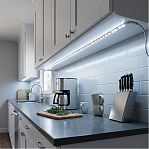 Лента светодиодная General GLS-COB-528, G502924, 528LED, 14 Вт, 24В, холодный белый, в упаковке 5 метров