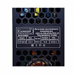 Блок питания для светодиодной ленты General GDLI-S-250W, 12В, 250 Вт, 20.8А, IP20, G514800