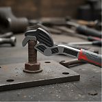 Ключ самозажимной Sturm 1045-34-150, универсальный, 150 мм, раскрытие губок 7-15 мм