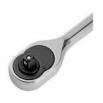 Ключ трещоточный с реверсом Сибртех 14014, цельнометаллический, 1/4", хром