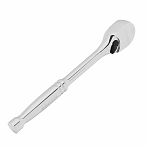 Ключ трещоточный с реверсом Gross 14052, цельнометаллический, 255 мм, хром