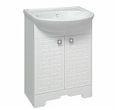 Тумба Runo Авила 60 + раковина Уют 60