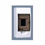 Бокс пластиковый DeKraft ЩРН-П-2/4, IP30, 4 модуля, навесной без дверцы, 31031DEK