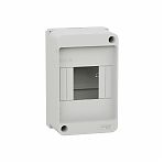 Бокс пластиковый Schneider Electric EASY 9 XS, IP40, 4 модуля, навесной без дверцы, EZ9EAA104