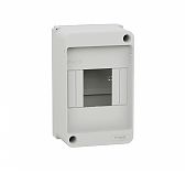 Бокс пластиковый Schneider Electric EASY 9 XS, IP40, 4 модуля, навесной без дверцы, EZ9EAA104