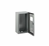 Щит с монтажной панелью герметичный ЭРА SIMPLE ЩМПг-01 с окном 410x220x175 мм, IP54, У2, навесной серый Б0041660