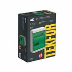 Бокс пластиковый накладной IEK TEKFOR КМПн-24 IP65 зеленая прозрачная дверь 24 модулей