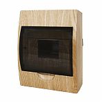Бокс TDM Electric Эко SQ0901-0013 ЩРН-П-6 модулей, навесной, пластик, IP41, сосна