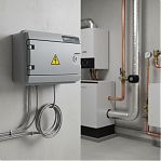 Корпус навесной KRZMI ЩРН-П-8, 8 модулей, глухая дверь, IP65, 124х226х323 мм