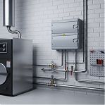 Корпус навесной KRZMI ЩРН-П-24, 24 модуля, глухая дверь, IP65, 124х397х400 мм