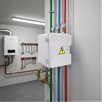 Корпус пластиковый KRZMI ЩМПпл, навесной, глухая дверь, IP55, 135х175х200 мм