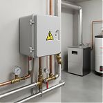 Корпус пластиковый KRZMI ЩМПпл, навесной, глухая дверь, IP55, 135х175х200 мм