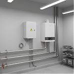 Корпус навесной KRZMI ЩМПпл, глухая дверь, IP65, 130х220х320 мм