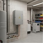 Корпус навесной KRZMI ЩМПпл, глухая дверь, IP65, 150х325х370 мм