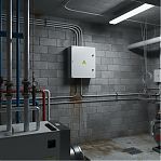 Корпус навесной KRZMI ЩМПпл, глухая дверь, IP65, 160х300х450 мм