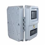 Корпус пластиковый KRZMI ВЩУ 3/8, KRZMI20, IP55, 8 модулей, смотровые окна в двери, ударопрочный полистирол