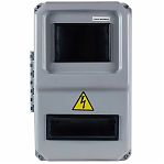 Корпус пластиковый KRZMI ВЩУ 3/8, KRZMI20, IP55, 8 модулей, смотровые окна в двери, ударопрочный полистирол