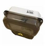 Корпус навесной KRZMI ЩУ-1Н, KRZMI12, IP55, прозрачная дверь, пластиковый, комплект для монтажа 