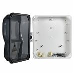 Корпус навесной KRZMI ЩУ-1Н, KRZMI12, IP55, прозрачная дверь, пластиковый, комплект для монтажа 