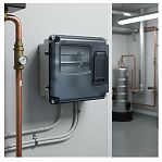 Корпус навесной IEK ЩУРн-П 1/3, прозрачная дверь, IP66, 109х250х285 мм